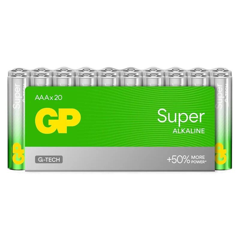 Batteries Alcalinas LR03/Aaa Super Alkaline - Shrink 20 Ud.