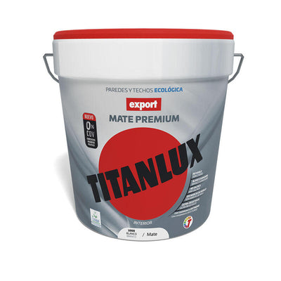 Pintura Vinílica Washable Export White Decoración 4L Titanlux F31110004 — image 1