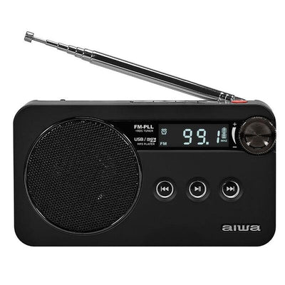 Aiwa Radio RS-77PLL Bk Black Laptop — image 1