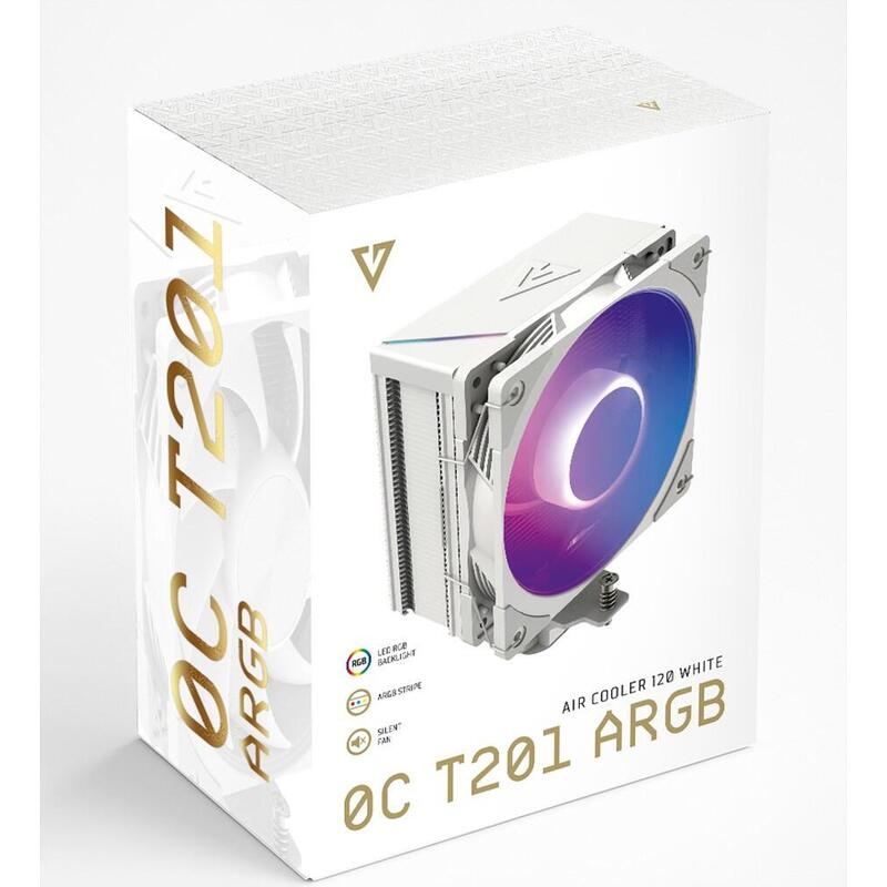 Modecom Refrigerador Air CPU Volcano 0C T201 ARGB 12CM White