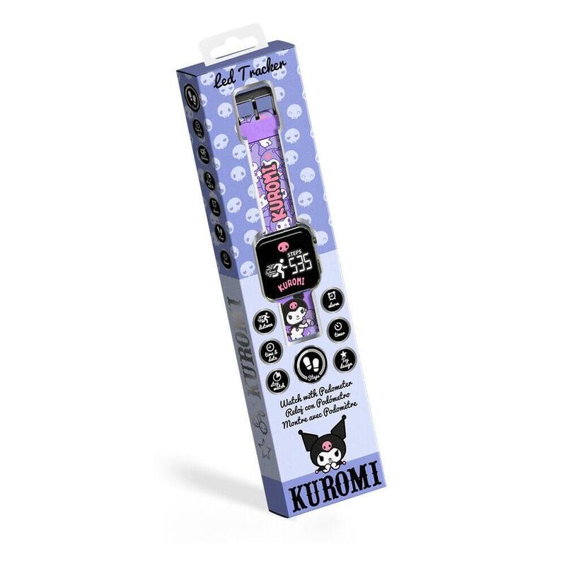 Watch LED Multifuncion Kuromi Hello Kitty