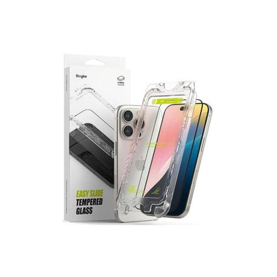 Ringke Iphone 16 Pro Max. Screen Protector Premium Easy Slide Tempered Glass 9H With Installation Jig (2PCS) T — image 1