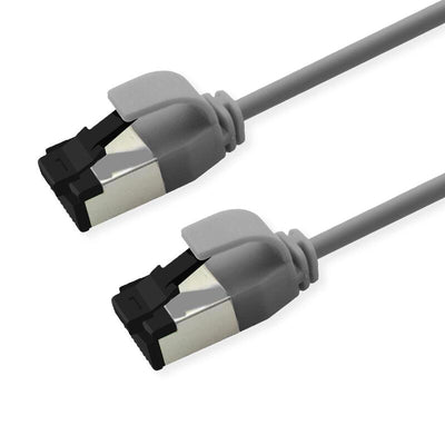 Roline S FTP Network Cable KAT.8.1, Slim, PoE, Grey 1M — image 1