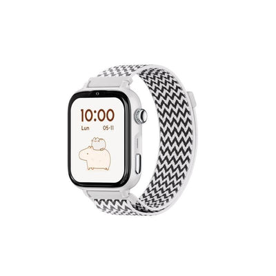 Savefamily Watch Smart Kids Savewatch Plus 2 - Screen Amoled - Housing White - Strap Fabric Zigzag — image 1