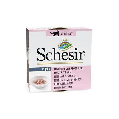 Schesir In Jelly Tuna With Ham - Comida Húmeda Gatos - 85G — image 1