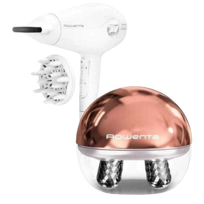 Rowenta Hair Dryer Hair + Massager Facial CV6602ES 2400W White — image 1