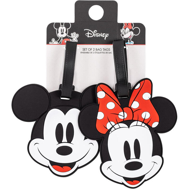 Set 2 Labels Equipaje Mickey & Minnie Disney