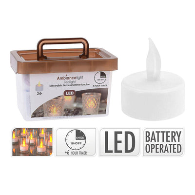 Set 24 Candles LED Efecto Fuego Real — image 1