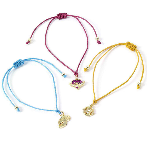 Set 3 Pulseras Amistad Snitch Dorada Harry Potter — image 1