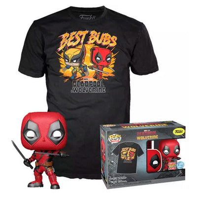 Set Figure Pop & Tee Marvel Deadpool & Wolverine Size M — image 1
