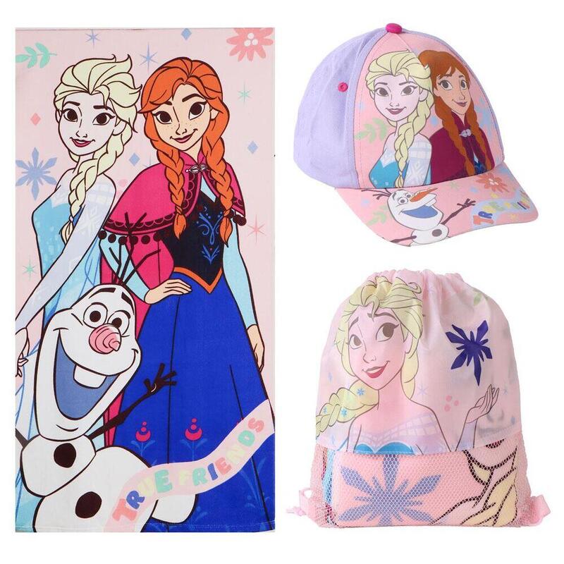 Set Toalla + Saco + Cap Frozen Disney