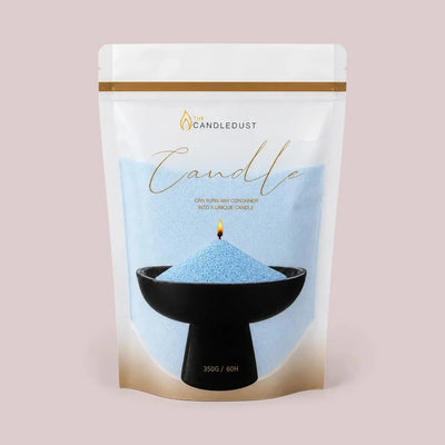 Sky Blue Unscented Candle Sand Refill, 350g