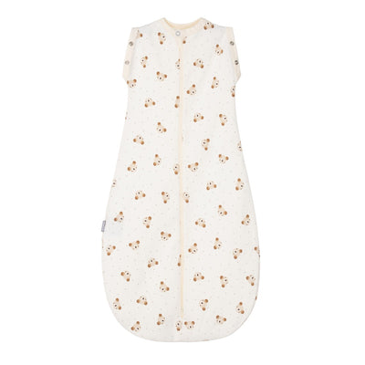 Baby Swaddle and Sleeping Bag 0.5 TOG – Beige / White