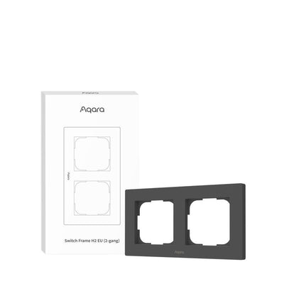 Aqara Smart Switch Frame H2 (2-GANG)/Gray FE-X01D-G — image 1