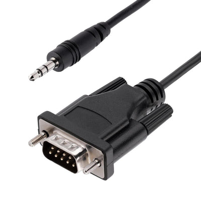 StarTech.com 9M351M-RS232-CABLE Cambiador Género Cable dB-9 3.5MM Black — image 1