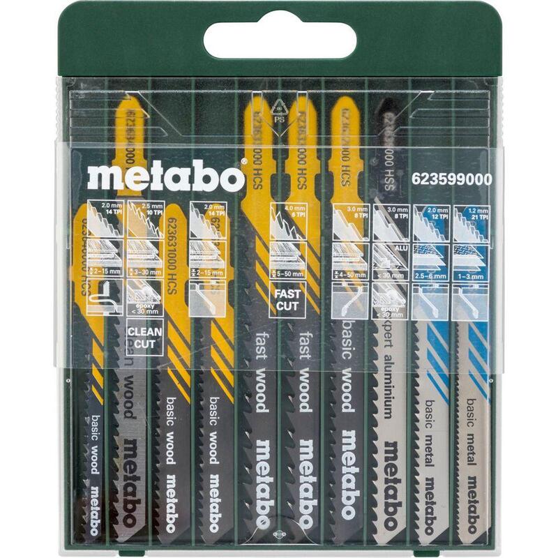 Metabo Surtido Hojas Saw Calar , 10 Pieces
