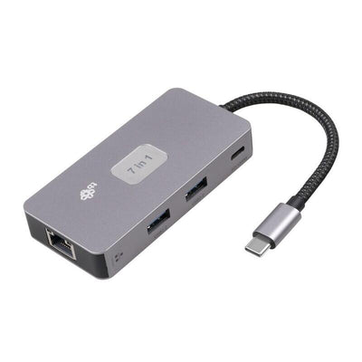 TB Adapter USB C 7 1 HDMI X 2 USB SD/TF RJ45 P — image 1