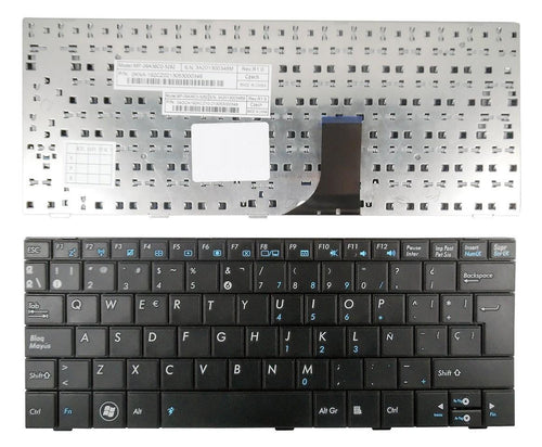 Keyboard Laptop Asus Eee PC 1005HA 1005P Black — image 1