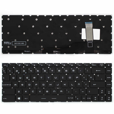 Keyboard Laptop Msi Stealth 15M GS66 Stealth GE66 Raider Retroiluminado — image 1
