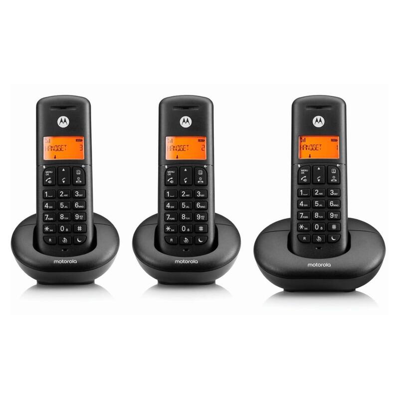 Motorola Phones E203 Inalámbricos Black