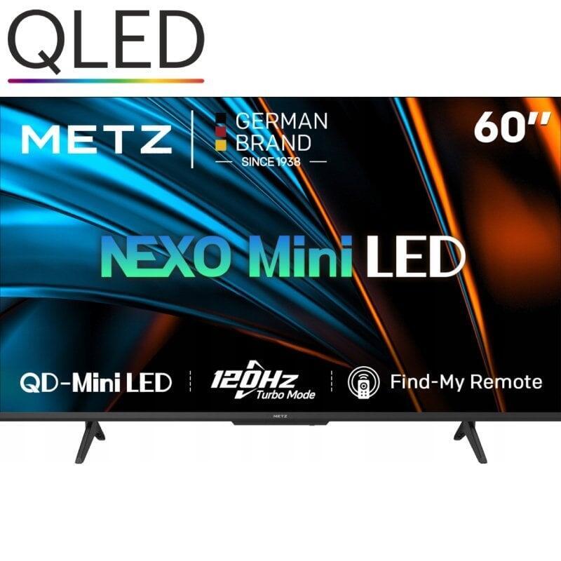 Metz TV QLED Miniled 60MNH7030Z 60' Ultra HD 4K Smart TV Wi-Fi