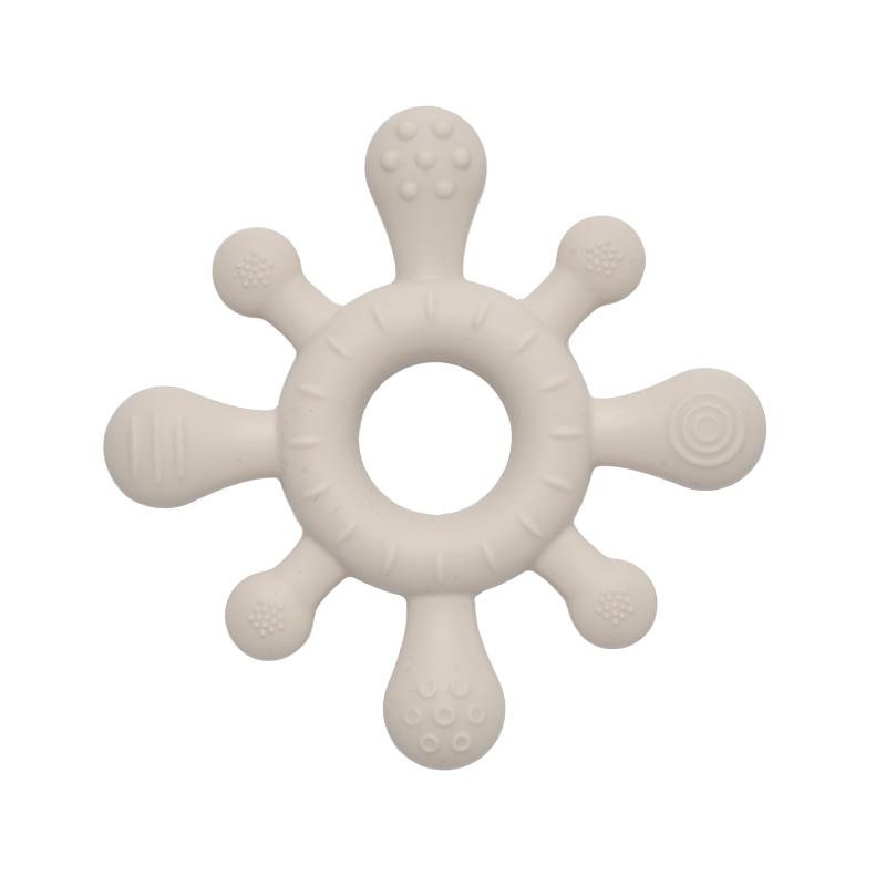 Textured Silicone Teether – Beige