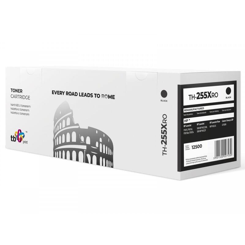 Toner HP P3015 X TH-255XRO Bk Rem.