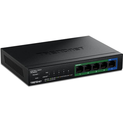 Trendnet Switch 5-PORT 2.5G PoE + Unmanaged Wallmount — image 1