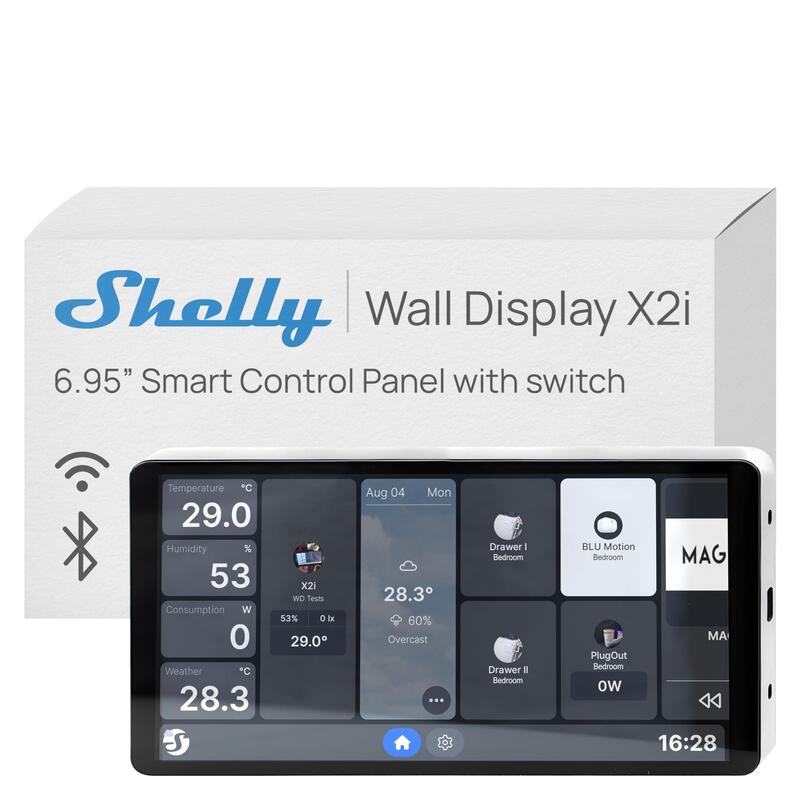 · Unterputz · Wall Display X2I Silver · WLAN · Silver