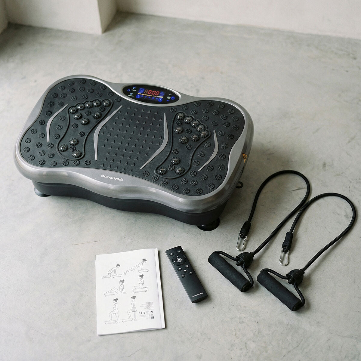 Vibration Platform with Speaker, Resistance Bands and Remote Control Vivflow InnovaGoods