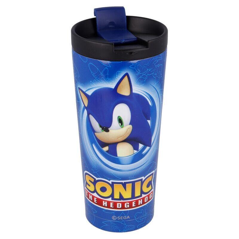 Glass Cafe Steel Inoxidable Sonic The Hedgehog 425ML