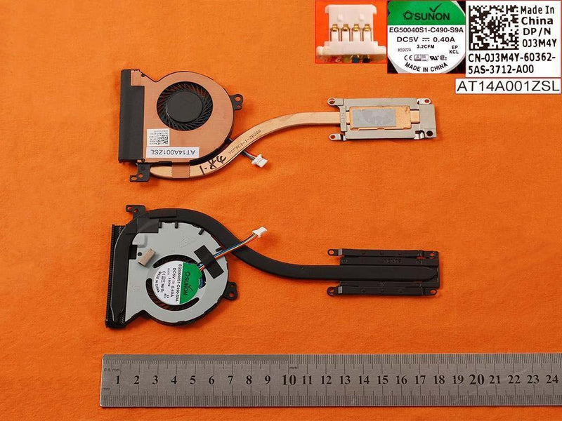 CPU Cooler Laptop Dell Latitude E7450 Integrado EG50040S1-C490-S9A AT14A001ZSL 0J3M4Y